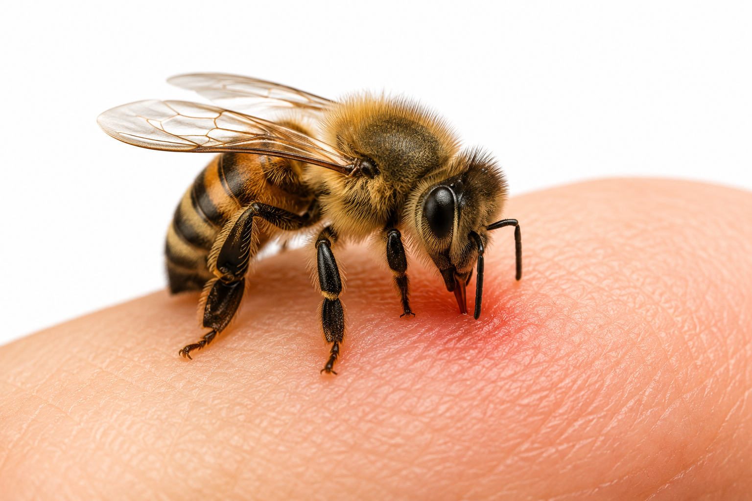 Bee venom collection used in therapeutic treatment